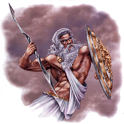 Craft Ideas Sorority on Zeus Wielding His Goatskin Aegis And A Lightning Bolt