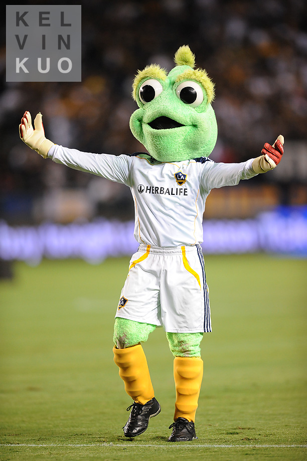 The Los Angeles Galaxy is apparently a "soccer" team.  Their mascot is this alien (who also shills herbal supplements).