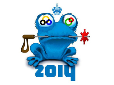 Zoich, the counter culture mascot of the 2014 Olympics