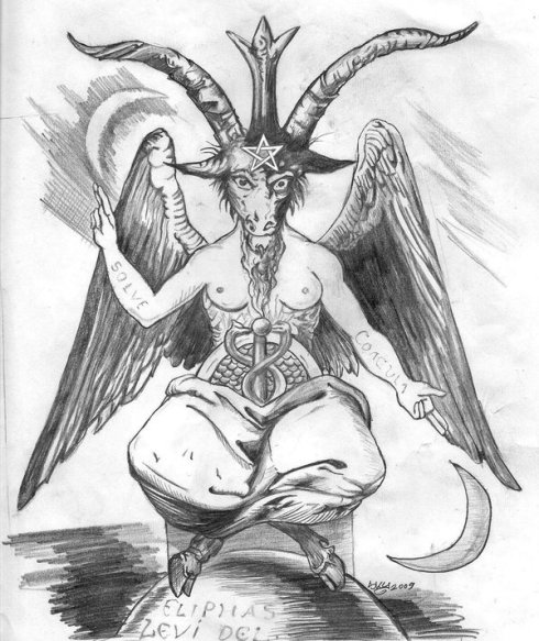 Baphomet as imagined by Victorian Occultists