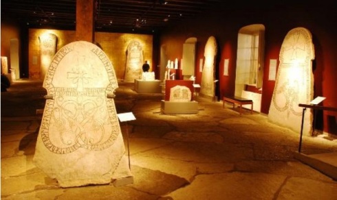 The "Hall of Picture Stones" at the Gotland Museum in Visby