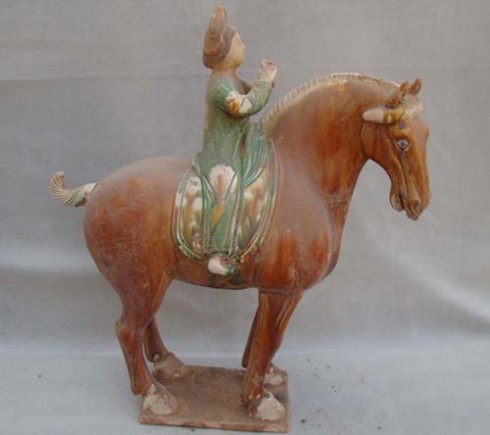 A contemporary knock-off of a Tang Horse