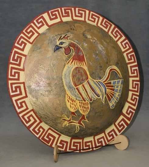 A Replica of an Ancient Greek Hoplite Shield
