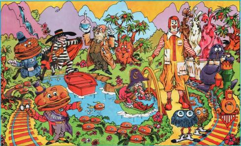 The McDonaldland Gang (from a 1973 book cover)